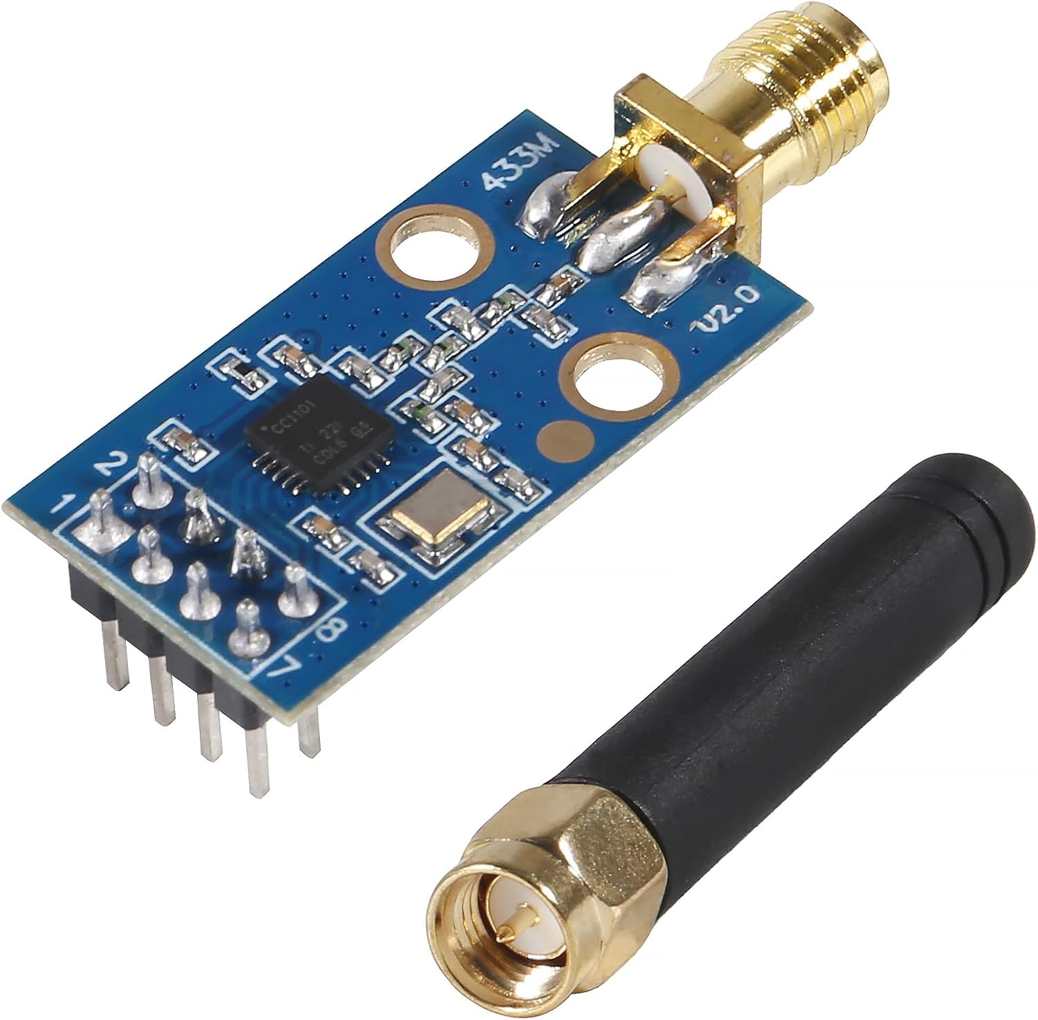 AOICRIE CC1101 Radio Module with SMA Antenna (3-Pack)