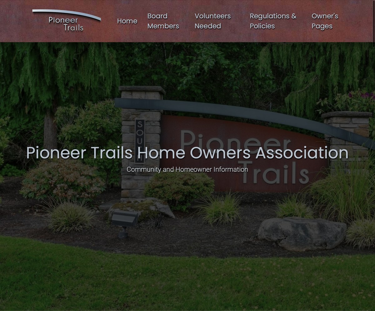Pioneer Trails home Owners Association